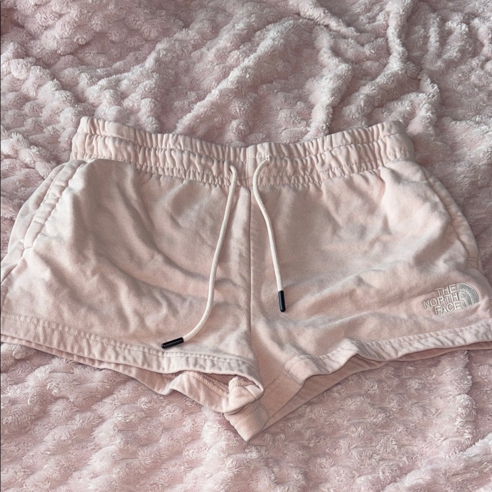 Pink Northface sweatshorts